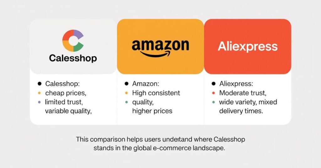 Calesshop vs amazon