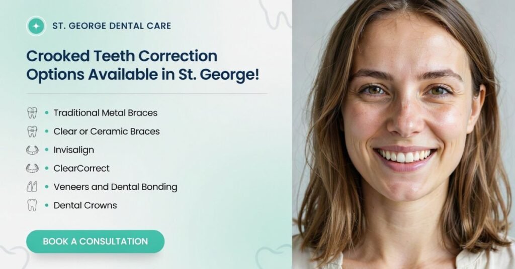 Crooked Teeth Correction Options Available in St. George