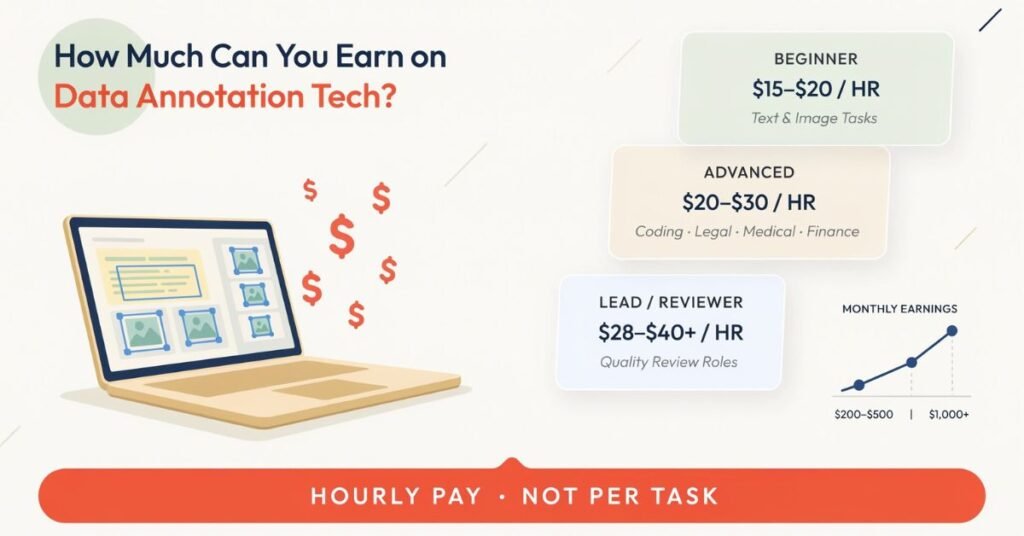 How Much Can You Earn on Data Annotation Tech?