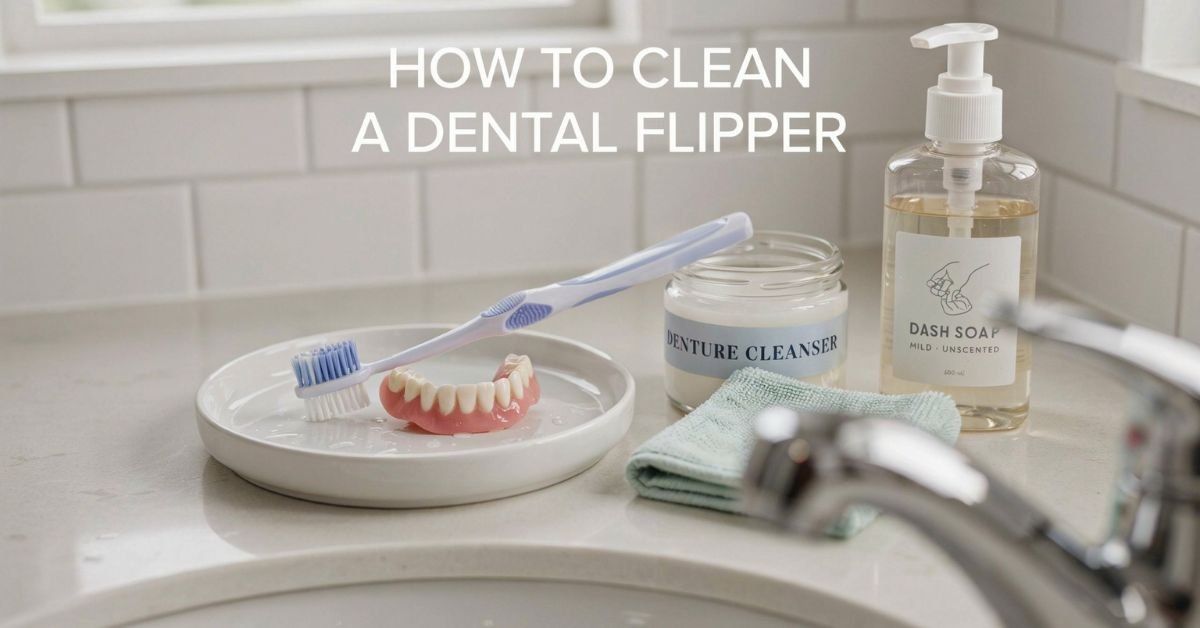 How to Clean a Dental Flipper