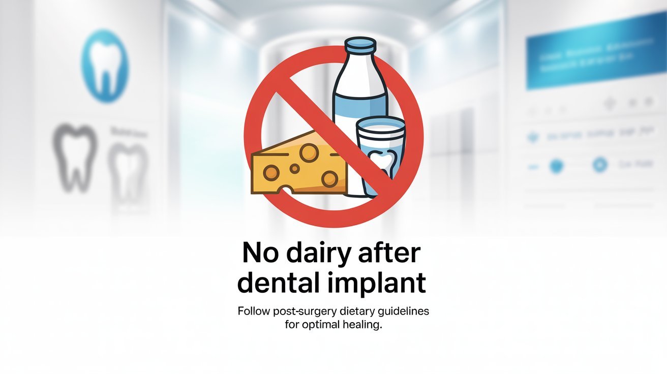 Why No Dairy After Dental Implant​