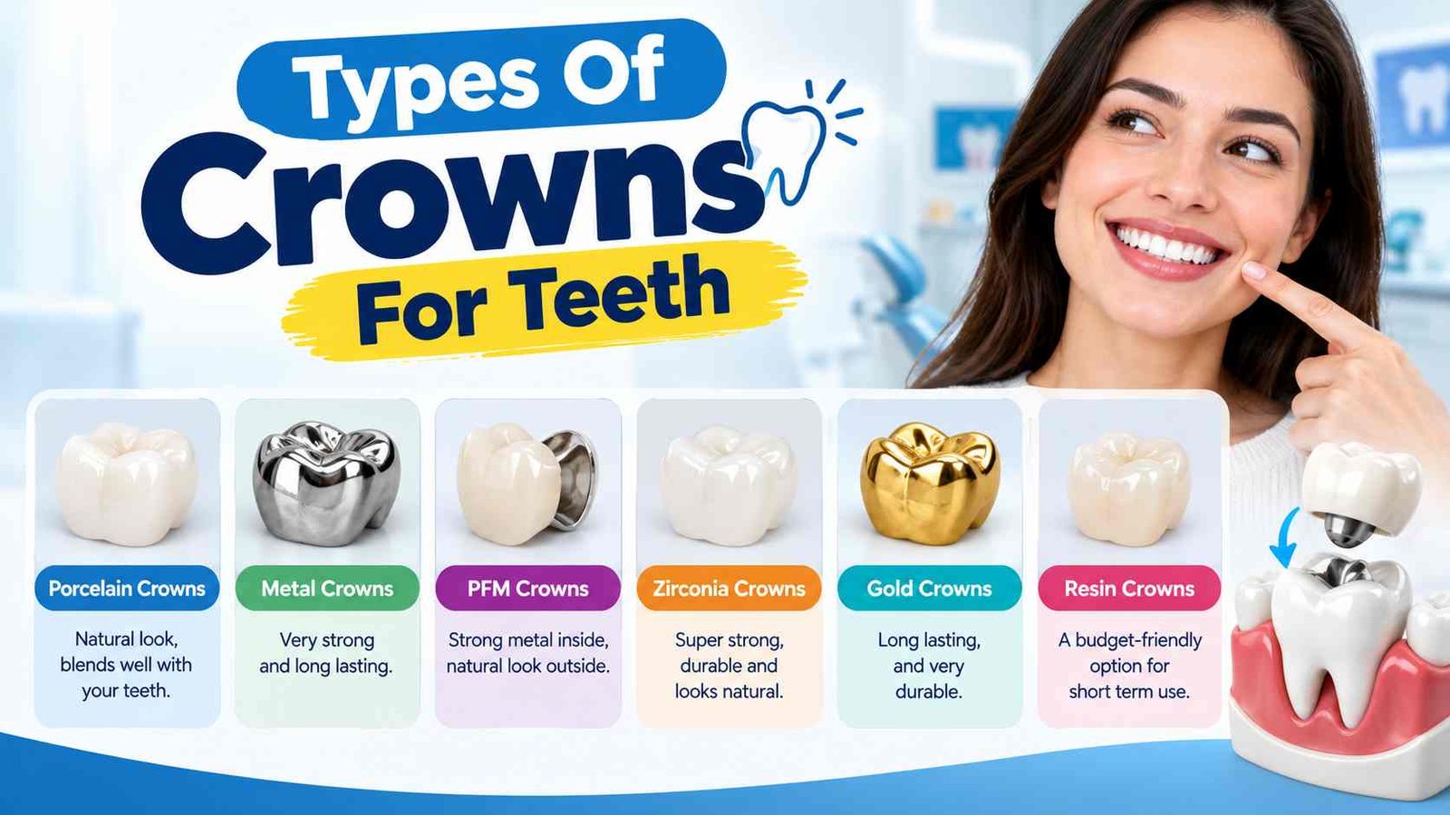 Types Of Crowns For Teeth